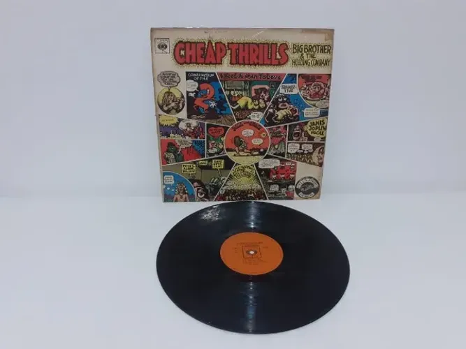 Vinil Disco LP Janis Joplin Cheap Thrills Big Brother e a Holding Company