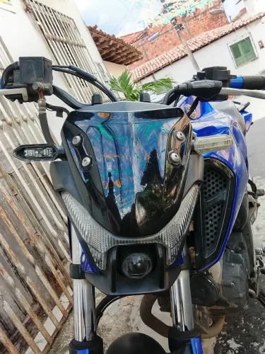 Frente farol completo Fazer Fz15