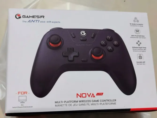 [Lacrado] Controle Gamesir T4 Nova Lite Efeito Hall Effect