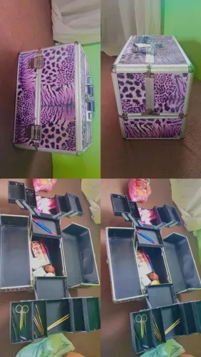 Maleta grande de maquiagem 