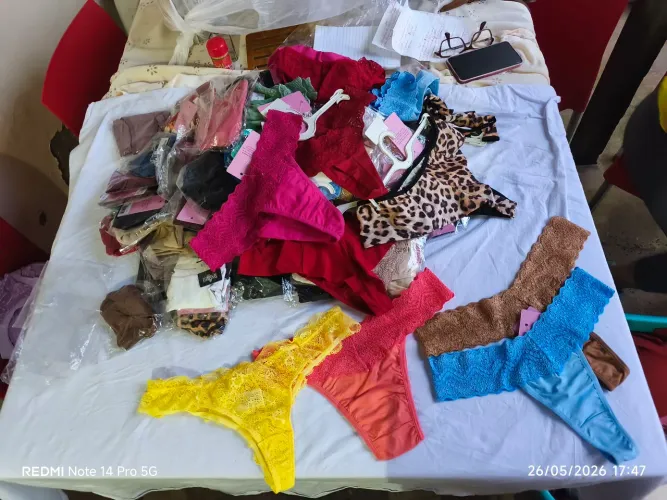 Lote incrível de lingerie, peças novas e prontas para revenda 