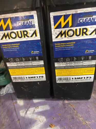 Bateria Moura clean 170 amperes 12 volts