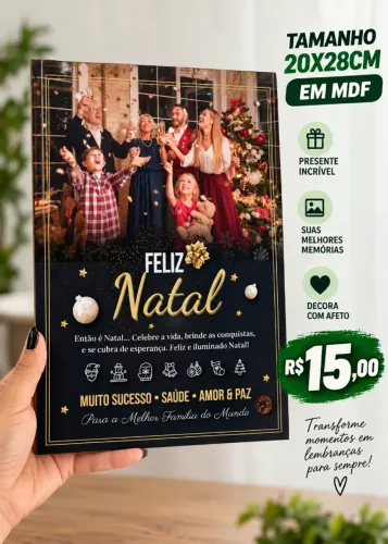 Quadro MDF 20X28cm personalizado