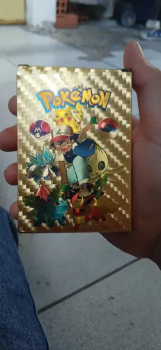 Cartas de Pokémon dourados muito lindas