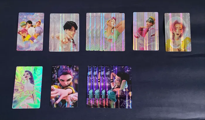 Photocards Guerreiras do KPop (Kpop Demon Hunters) - Lote Mc Donalds