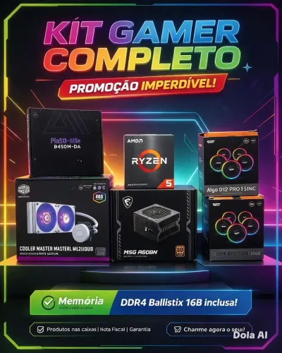 kit Gamer Ryzen 5 5500