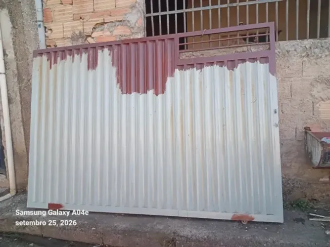 Portão chapa 18