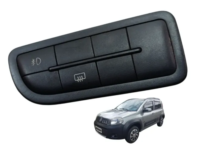 Botão Farol Milha Desembaçador Fiat Uno Way Vivace 2011