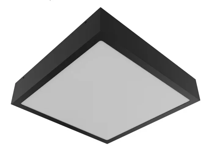 Plafon preto fosco metal (9 unidades disponível)