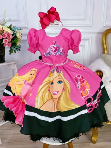 Vestido infantil Barbie
