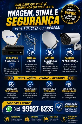 Antenas Receptores e Câmeras