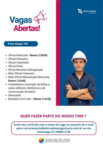 VAGAS URGENTES ?