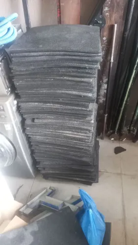 30 metros piso emborrachado academia 