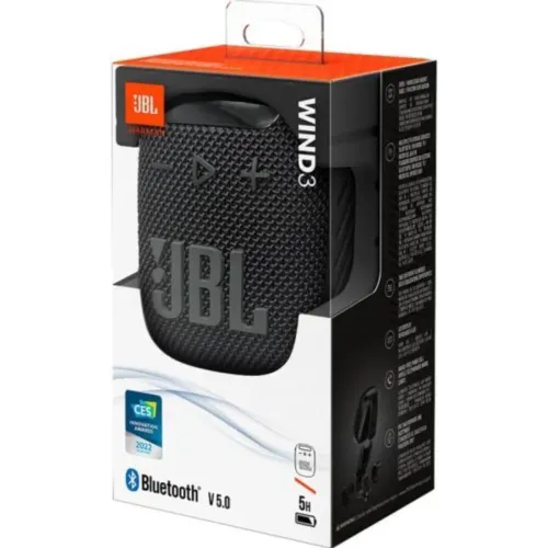 Caixa de Som Bluetooth, JBL Wind 3 | Rádio + Bluetooth 