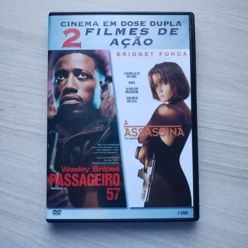 DVD Cinema em Dose Dupla: Passageiro 57 / A Assassina