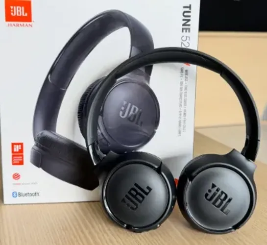 JBL Tune 520BT Bluetooth - Grave Potente, Conforto e Bateria de Longa Duração