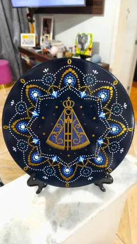 Mandala porcelana 25cm