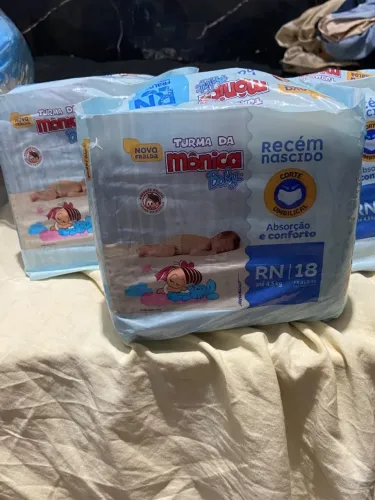 Fraldas RN novas e lacradas  - Turma da Mônica