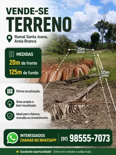 VENDE-SE TERRENO NO PRECINHO