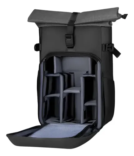 Mochila Bolsa De Câmera Fotográfica Ultra Resistente Expansível Pro Mark Ryden