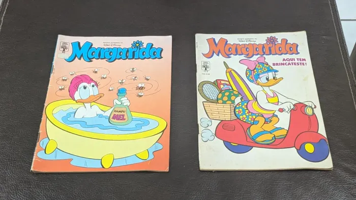 Lote 3 Gibis Antigos Disney Anos 90 - Margarida e Pato Donald (Editora Abril)