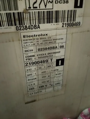 Vendo geladeira eletrolux