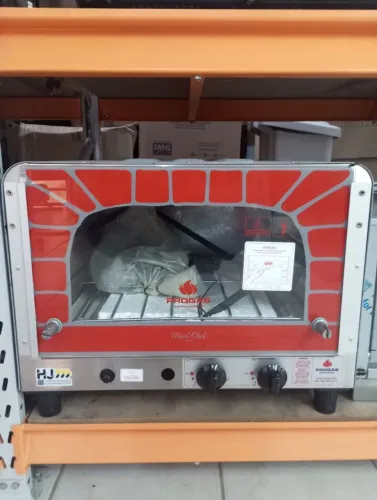 NZ. Forno pizza lastro gás Mini Chef PROGÁS 