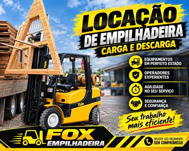 (Locação de empilhadeira )
