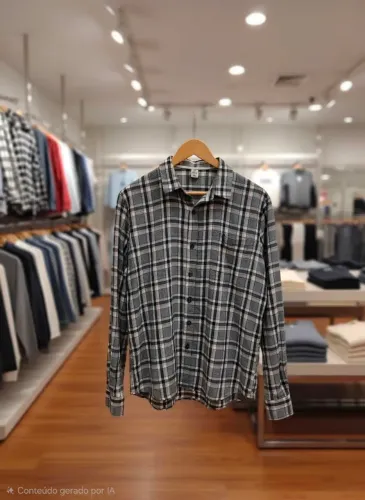 Camisa Xadrez Social Hering M