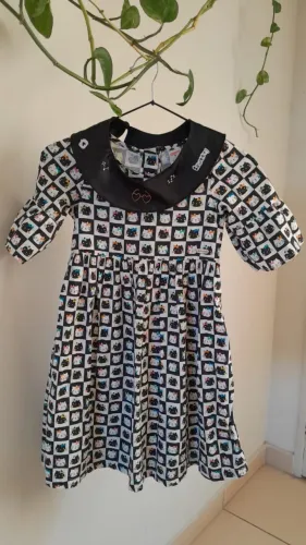 Vestido Alphabeto - Menina - Semi Novo