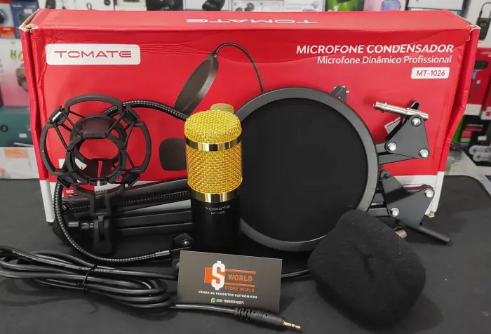 Microfone condensador - Store World 