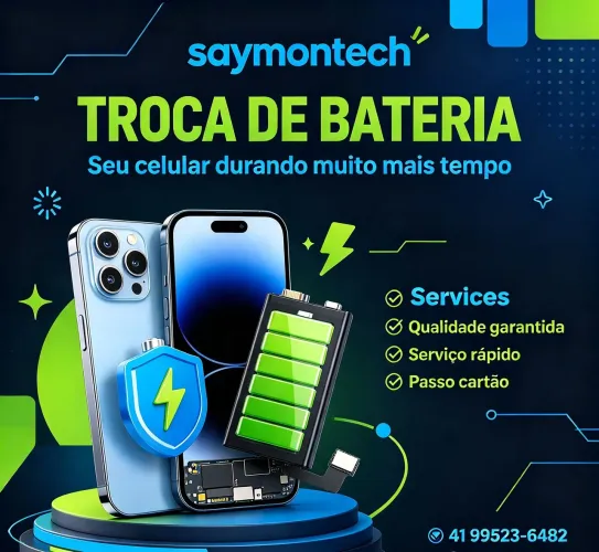 Troca de bateria De celular