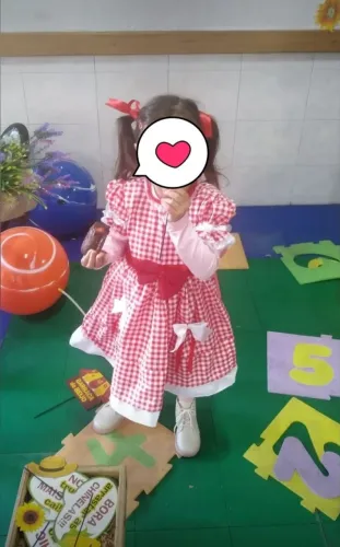Vestido festa junina infantil