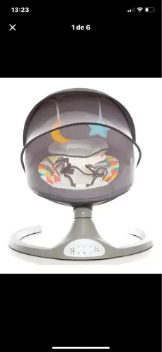 Cadeirinha de balanço para bebê.