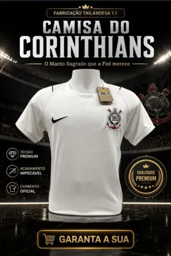 Camisa Corinthians I 2026/27 Titular Home (Modelo Torcedor)
