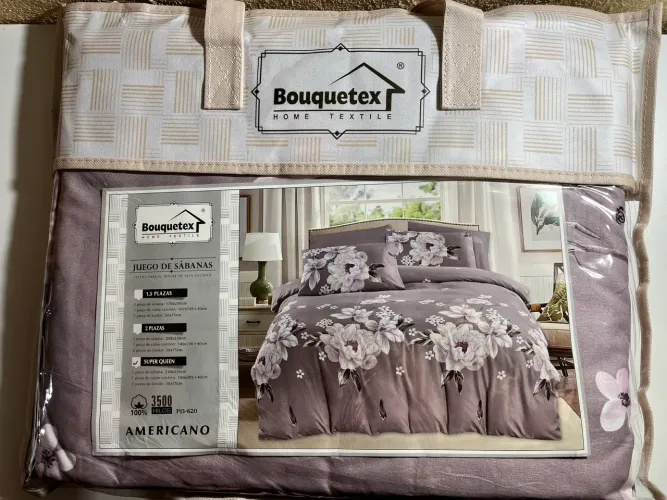 Lençol Algodão 4 peças Queen 3500fios