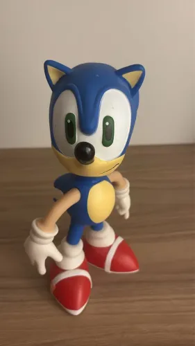Boneco sonic azul