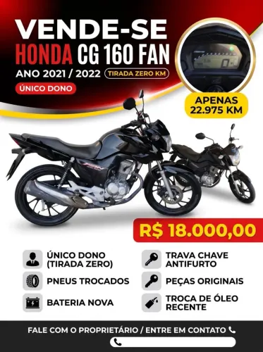 Vende-se CG FAN 160
