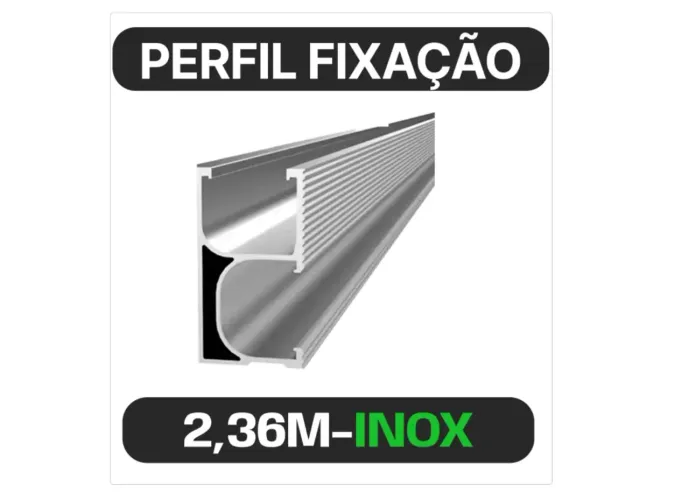Perfil para fixação de painel solar
