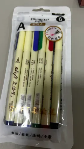 Canetas brush pen 2 variações de kit da marca rouhuibi