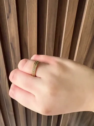 Aliança Vivara Always | Ouro Amarelo 18K com Diamantes