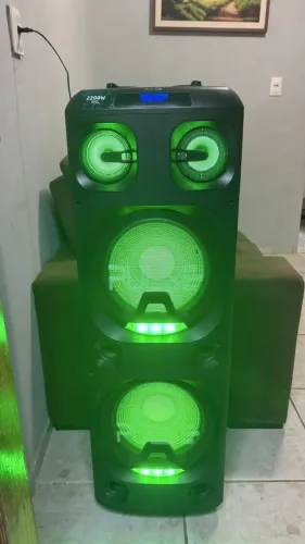 Caixa de Som Amplificada Pulse 2200W SP500 Potente Bluetooth
