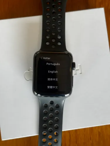 Apple Watch S3 de 42mm | Preto | GPS + Cellular | Modelo A1891