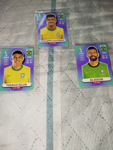 Figurinhas Copa Seleção Brasileira Panini Originais Copa do Mundo 2022