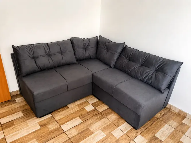Sofá de Canto Cinza OPORTUNIDADE