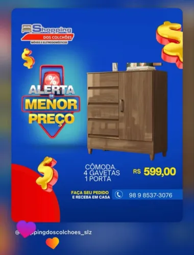 Super promoção de Cômoda com Sapateira!!!