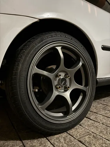 Rodas aro 17 Advan Racing - Pneus zero km - TROCO por 15 ou 16