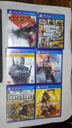 JOGOS PS4 MIDIA FISICA