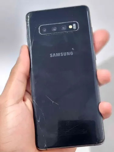 Samsung S10+ Plus 12GB 128GB Usado S10 + Plus Para trocar tela e Retirar Pecas, são 2 S10
