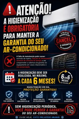 Manutenção preventiva de Ar condicionado 
